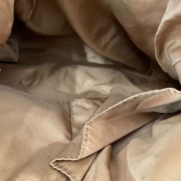 Fossil Amelia Hobo Linen /Faux Leather Shoulder Bag two different lengths straps - Picture 8 of 14